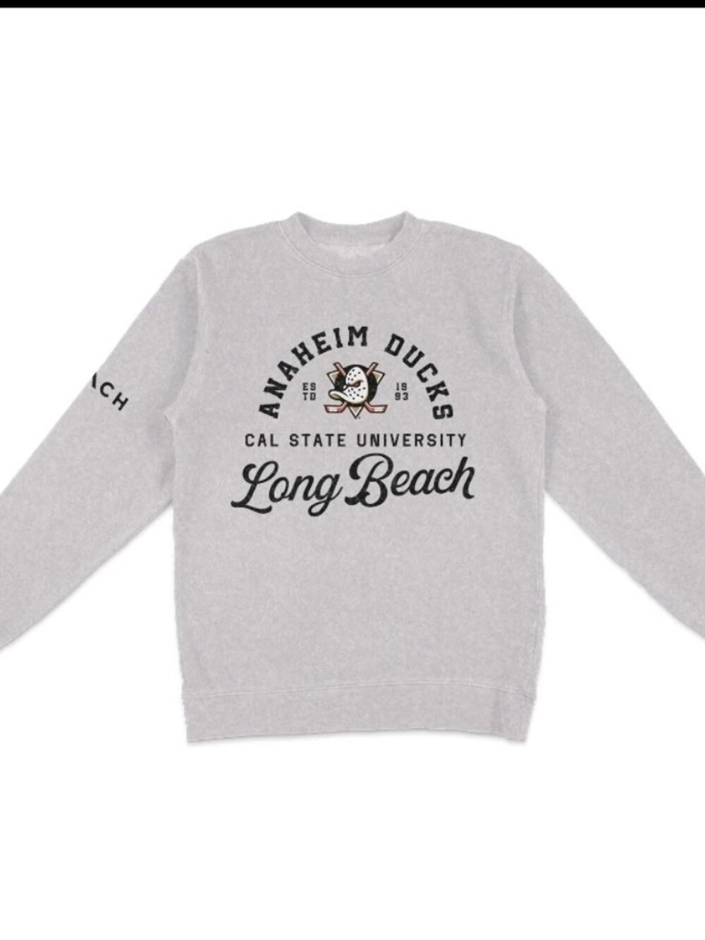 Anaheim Ducks Cal State Long Beach State Night Sweatshirt Size XL SGA 03-06-26
